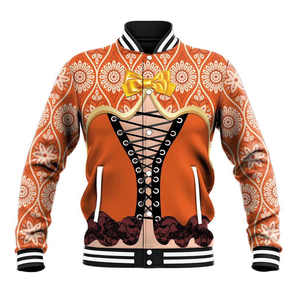 Personalised Netherlands Koningsdag 2025 Baseball Jacket King's Day Dutch Costume Spirit