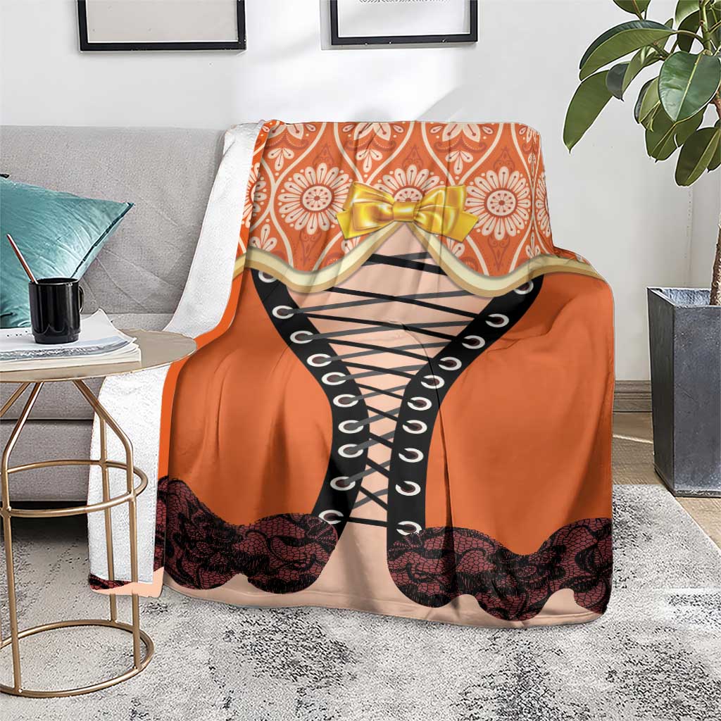 Netherlands Koningsdag 2025 Blanket King's Day Dutch Costume Spirit