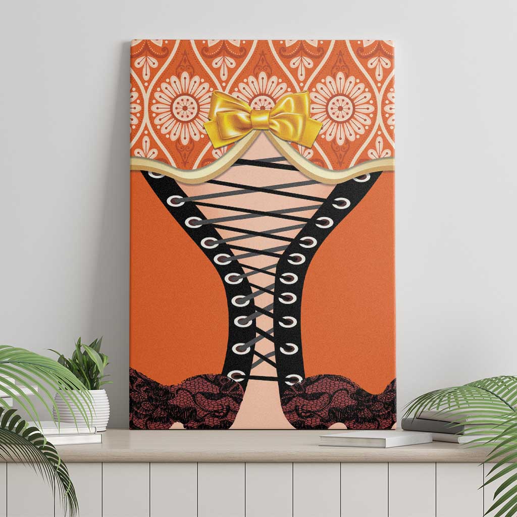 Netherlands Koningsdag 2025 Canvas Wall Art King's Day Dutch Costume Spirit