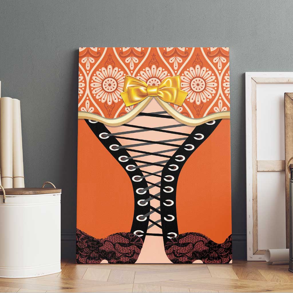 Netherlands Koningsdag 2025 Canvas Wall Art King's Day Dutch Costume Spirit