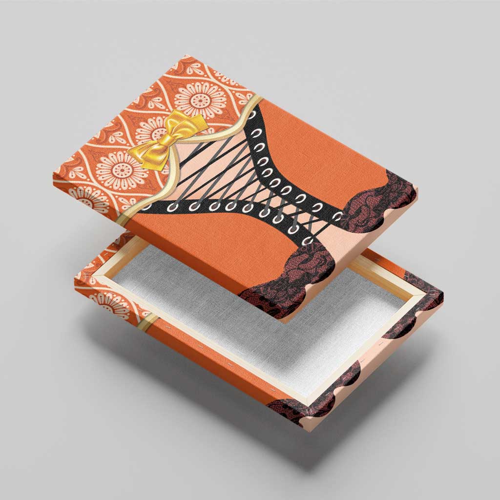 Netherlands Koningsdag 2025 Canvas Wall Art King's Day Dutch Costume Spirit