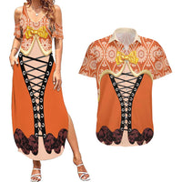 Personalised Netherlands Koningsdag 2025 Couples Matching Summer Maxi Dress and Hawaiian Shirt King's Day Dutch Costume Spirit