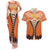 Personalised Netherlands Koningsdag 2025 Couples Matching Tank Maxi Dress and Hawaiian Shirt King's Day Dutch Costume Spirit
