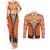 Personalised Netherlands Koningsdag 2025 Couples Matching Tank Maxi Dress and Long Sleeve Button Shirt King's Day Dutch Costume Spirit