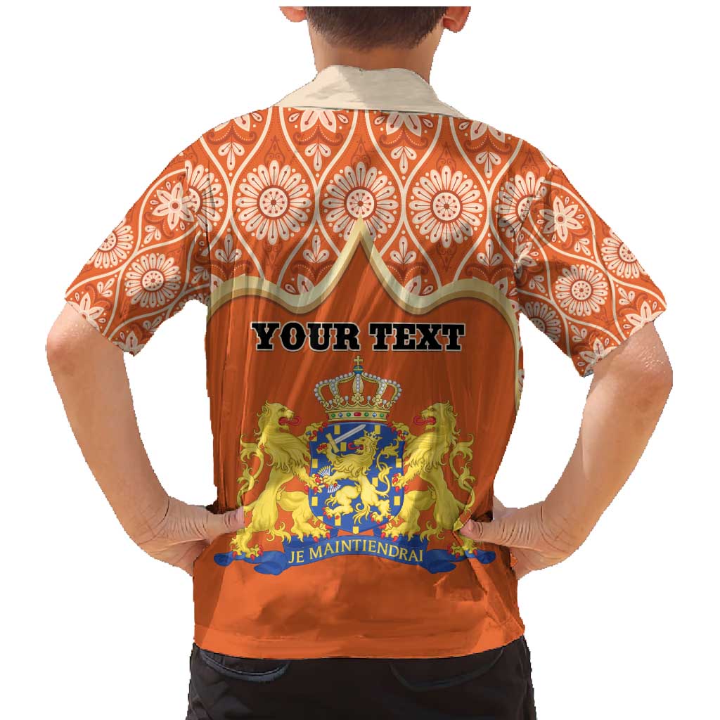 Personalised Netherlands Koningsdag 2025 Family Matching Mermaid Dress and Hawaiian Shirt King's Day Dutch Costume Spirit