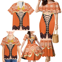 Personalised Netherlands Koningsdag 2025 Family Matching Mermaid Dress and Hawaiian Shirt King's Day Dutch Costume Spirit