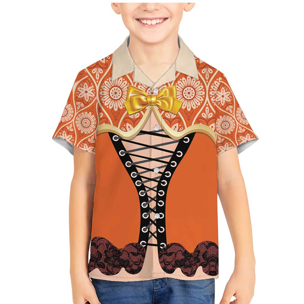 Personalised Netherlands Koningsdag 2025 Family Matching Mermaid Dress and Hawaiian Shirt King's Day Dutch Costume Spirit