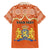 Personalised Netherlands Koningsdag 2025 Family Matching Off The Shoulder Long Sleeve Dress and Hawaiian Shirt King's Day Dutch Costume Spirit
