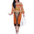 Personalised Netherlands Koningsdag 2025 Family Matching Off The Shoulder Long Sleeve Dress and Hawaiian Shirt King's Day Dutch Costume Spirit