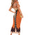 Personalised Netherlands Koningsdag 2025 Family Matching Short Sleeve Bodycon Dress and Hawaiian Shirt King's Day Dutch Costume Spirit