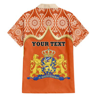 Personalised Netherlands Koningsdag 2025 Family Matching Summer Maxi Dress and Hawaiian Shirt King's Day Dutch Costume Spirit