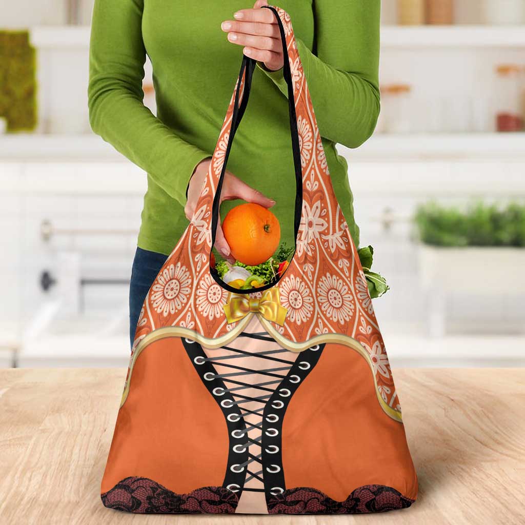 Netherlands Koningsdag 2025 Grocery Bag King's Day Dutch Costume Spirit