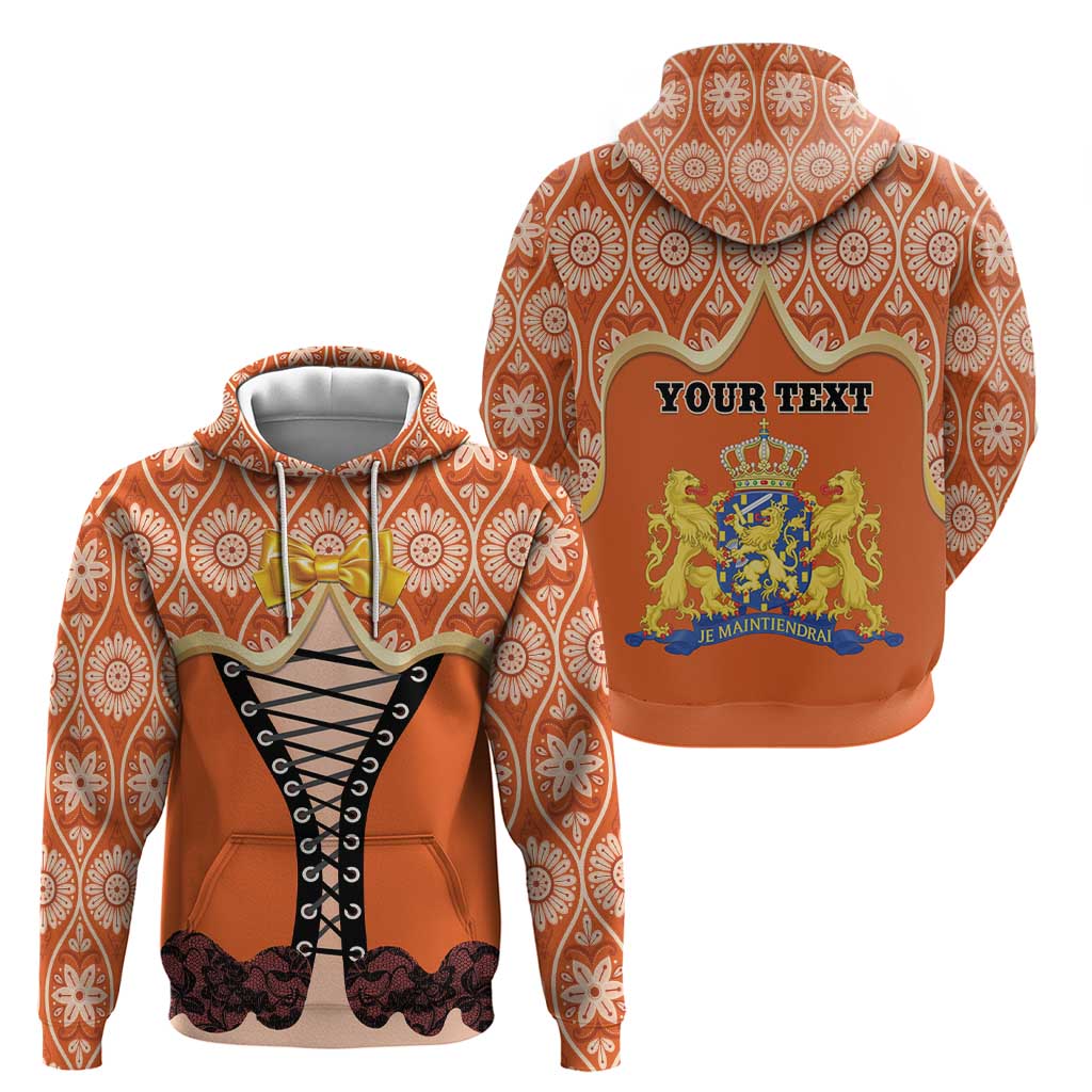 Personalised Netherlands Koningsdag 2025 Hoodie King's Day Dutch Costume Spirit