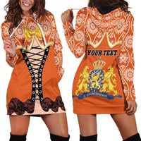 Personalised Netherlands Koningsdag 2025 Hoodie Dress King's Day Dutch Costume Spirit