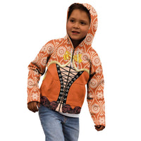 Personalised Netherlands Koningsdag 2025 Kid Hoodie King's Day Dutch Costume Spirit