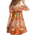 Personalised Netherlands Koningsdag 2025 Kid Short Sleeve Dress King's Day Dutch Costume Spirit