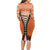 Personalised Netherlands Koningsdag 2025 Long Sleeve Bodycon Dress King's Day Dutch Costume Spirit