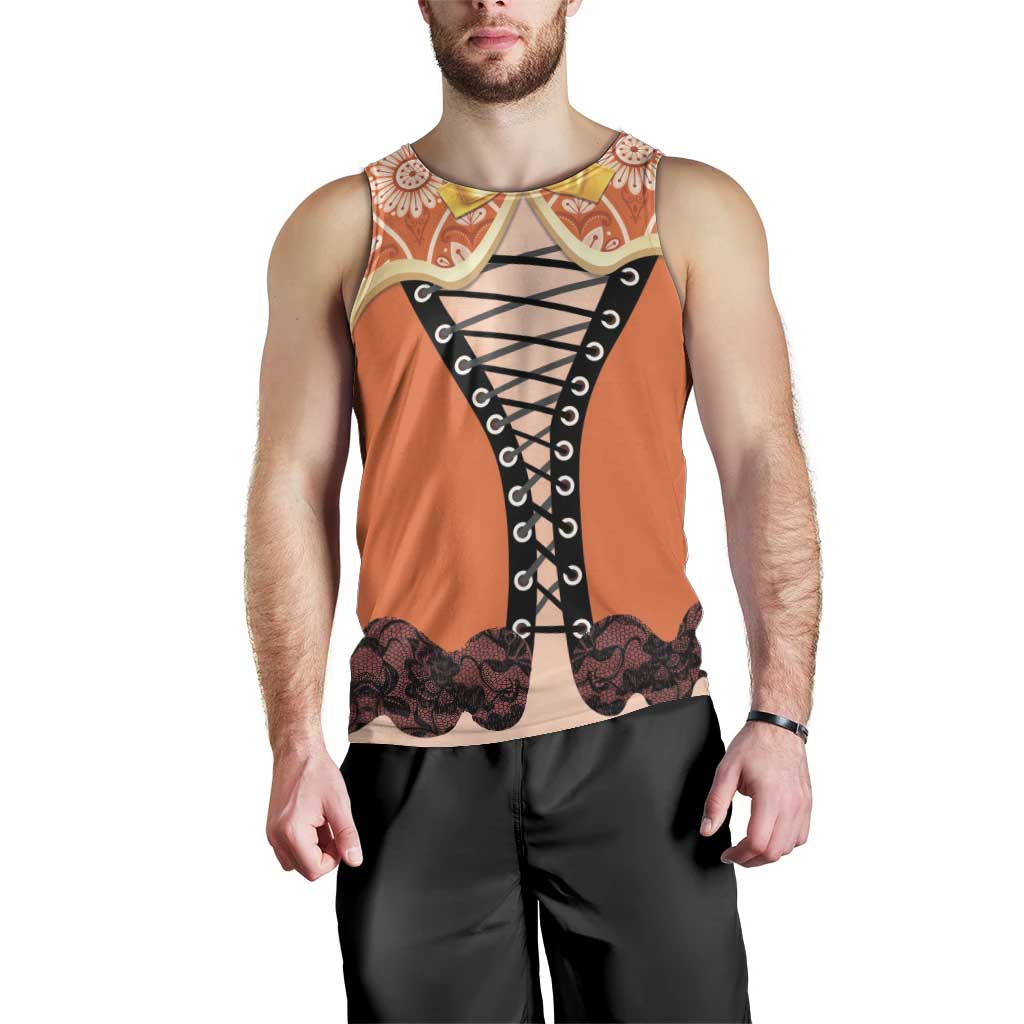 Personalised Netherlands Koningsdag 2025 Men Tank Top King's Day Dutch Costume Spirit