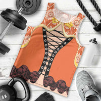 Personalised Netherlands Koningsdag 2025 Men Tank Top King's Day Dutch Costume Spirit