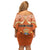 Personalised Netherlands Koningsdag 2025 Off Shoulder Short Dress King's Day Dutch Costume Spirit