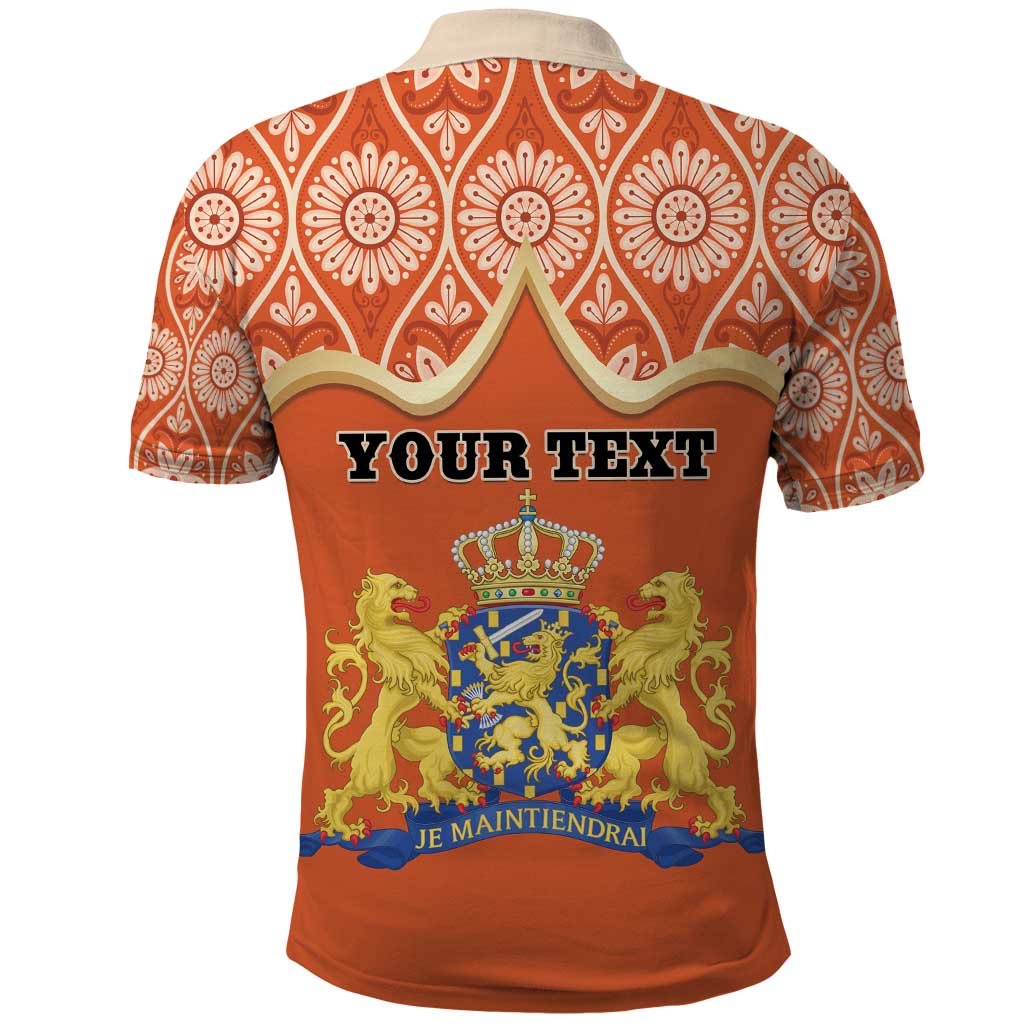 Personalised Netherlands Koningsdag 2025 Polo Shirt King's Day Dutch Costume Spirit