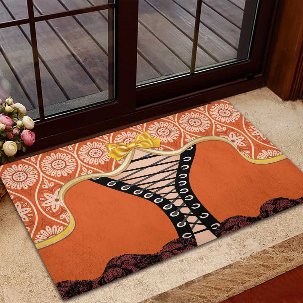 Netherlands Koningsdag 2025 Rubber Doormat King's Day Dutch Costume Spirit