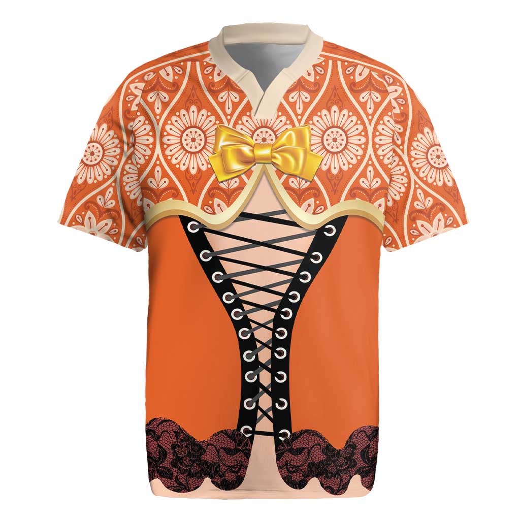 Personalised Netherlands Koningsdag 2025 Rugby Jersey King's Day Dutch Costume Spirit