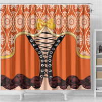 Netherlands Koningsdag 2025 Shower Curtain King's Day Dutch Costume Spirit