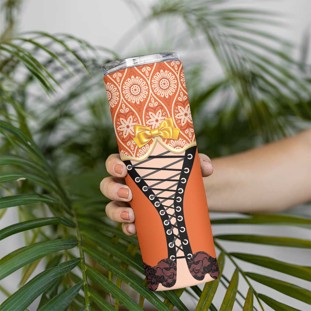 Netherlands Koningsdag 2025 Skinny Tumbler King's Day Dutch Costume Spirit