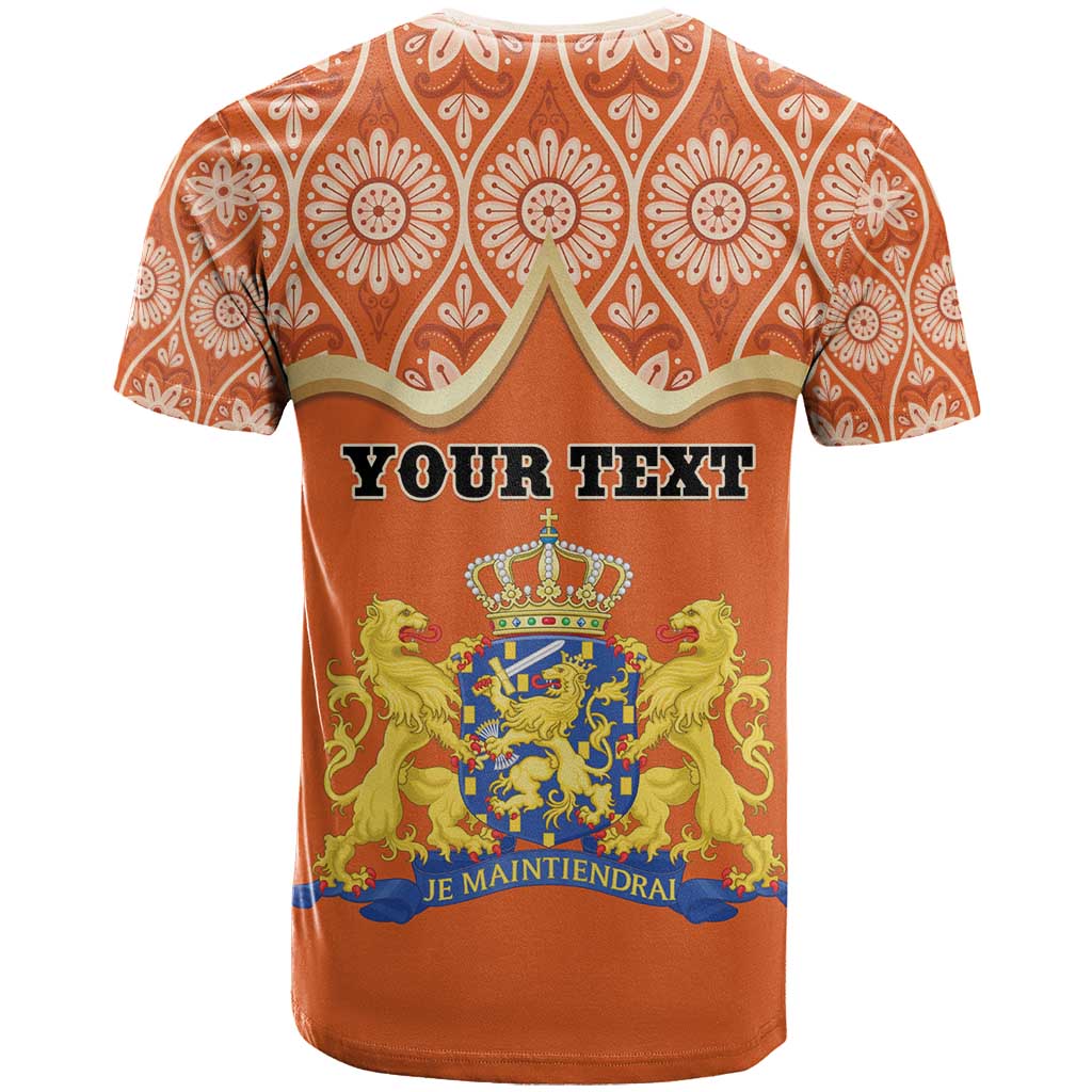 Personalised Netherlands Koningsdag 2025 T Shirt King's Day Dutch Costume Spirit