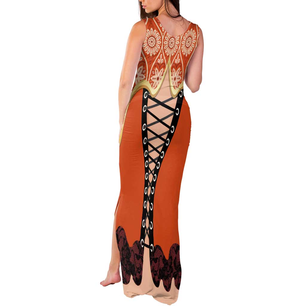 Personalised Netherlands Koningsdag 2025 Tank Maxi Dress King's Day Dutch Costume Spirit