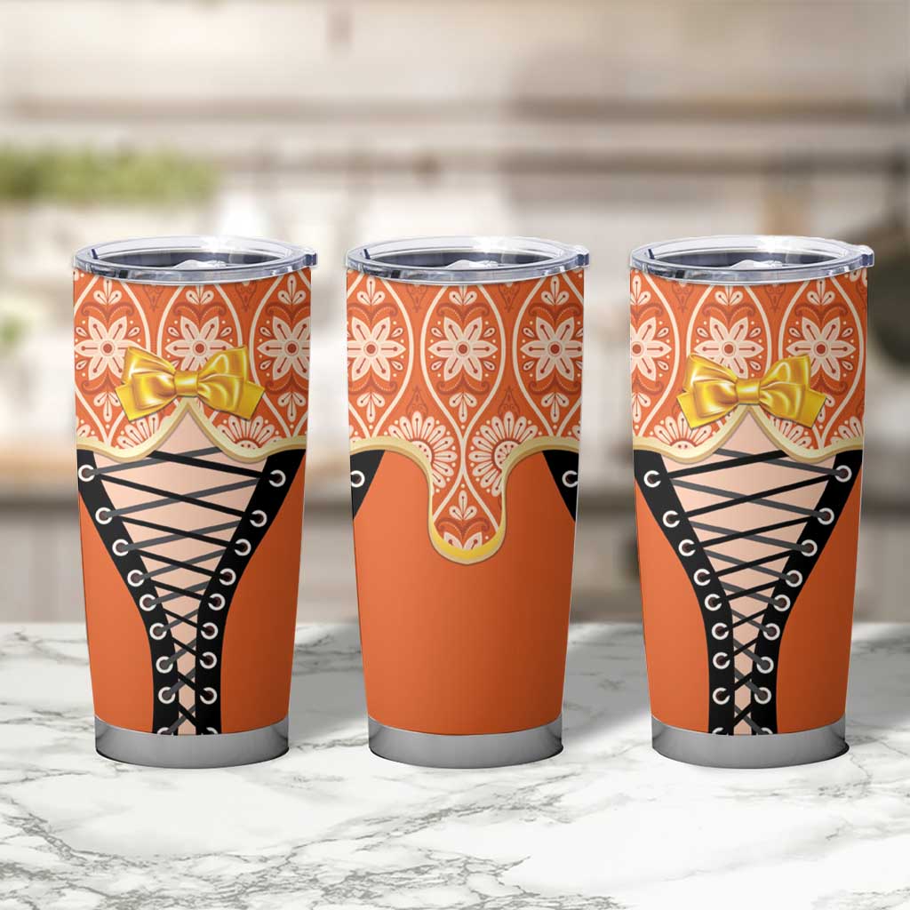 Netherlands Koningsdag 2025 Tumbler Cup King's Day Dutch Costume Spirit