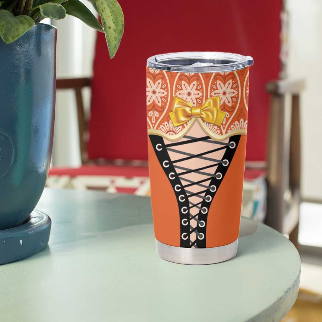 Netherlands Koningsdag 2025 Tumbler Cup King's Day Dutch Costume Spirit