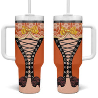 Netherlands Koningsdag 2025 Tumbler With Handle King's Day Dutch Costume Spirit