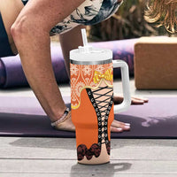 Netherlands Koningsdag 2025 Tumbler With Handle King's Day Dutch Costume Spirit