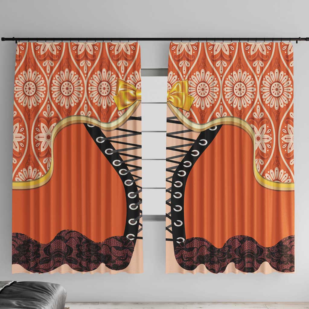 Netherlands Koningsdag 2025 Window Curtain King's Day Dutch Costume Spirit