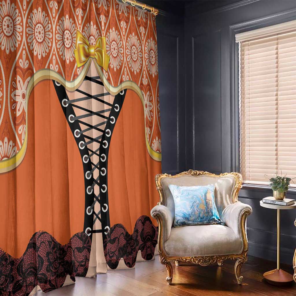 Netherlands Koningsdag 2025 Window Curtain King's Day Dutch Costume Spirit