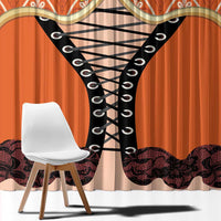 Netherlands Koningsdag 2025 Window Curtain King's Day Dutch Costume Spirit