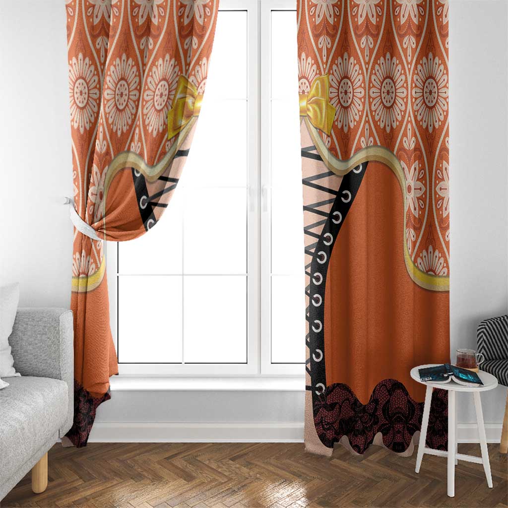 Netherlands Koningsdag 2025 Window Curtain King's Day Dutch Costume Spirit