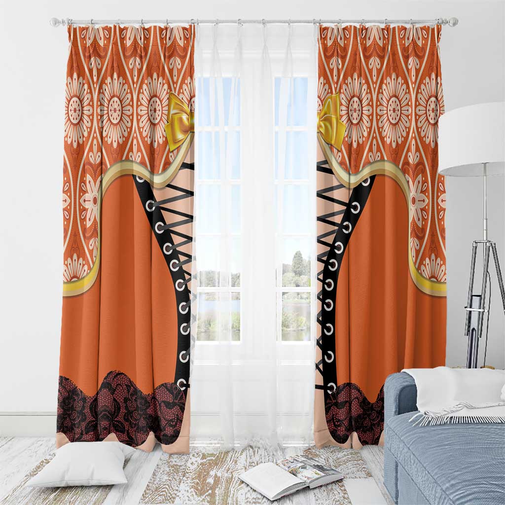 Netherlands Koningsdag 2025 Window Curtain King's Day Dutch Costume Spirit