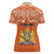 Personalised Netherlands Koningsdag 2025 Women Polo Shirt King's Day Dutch Costume Spirit