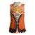 Personalised Netherlands Koningsdag 2025 Women Sleeveless Polo Shirt King's Day Dutch Costume Spirit
