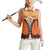 Personalised Netherlands Koningsdag 2025 Women Sleeveless Polo Shirt King's Day Dutch Costume Spirit