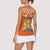 Personalised Netherlands Koningsdag 2025 Women Sleeveless Polo Shirt King's Day Dutch Costume Spirit