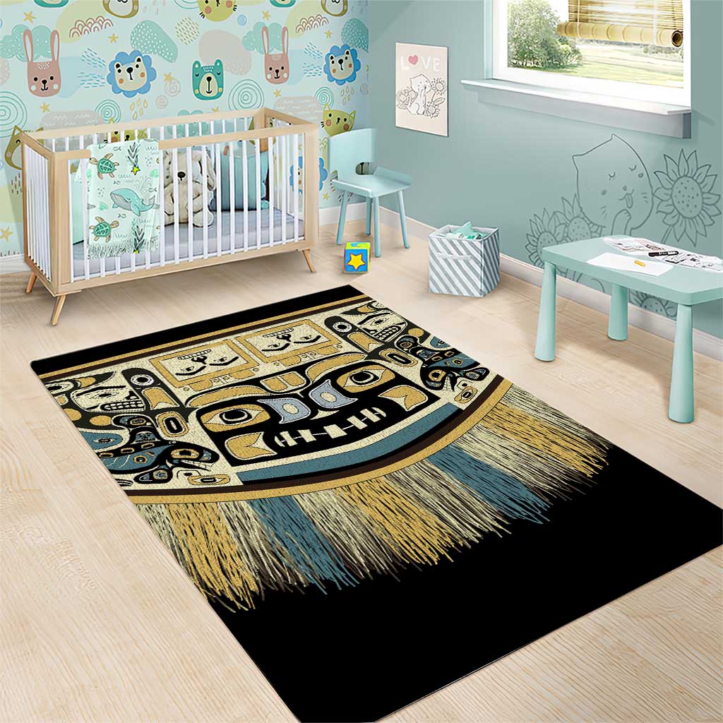 Canada Chilkat Pattern Area Rug Haida Spirit