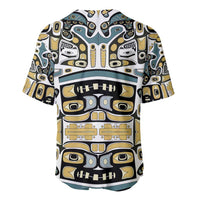 Canada Chilkat Pattern Baseball Jersey Haida Spirit