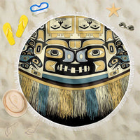 Canada Chilkat Pattern Beach Blanket Haida Spirit