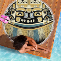 Canada Chilkat Pattern Beach Blanket Haida Spirit