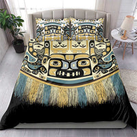 Canada Chilkat Pattern Bedding Set Haida Spirit