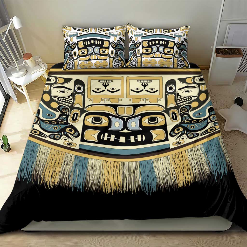 Canada Chilkat Pattern Bedding Set Haida Spirit